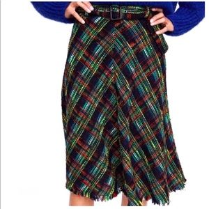 📍sold📍Zara multicolored tweed plain long skirt